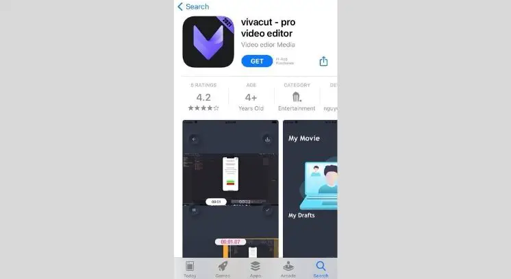 VivaCut Pro App in Apple App Store 1